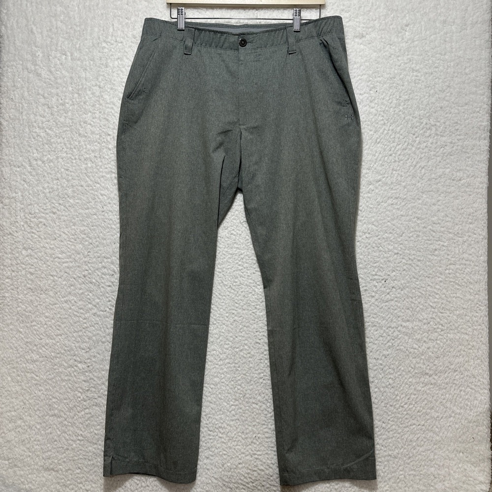 Under Armour Performance Men's Size 36 Gray UA Golf Vented Loose‎ Fit Pants